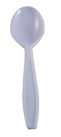 TEASPOON H/W NATURAL BIO-BLEND BULK 1000/CS (CS) - Flatware: Plastic